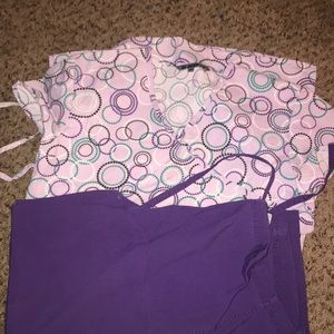 Purple scrubs SMALL